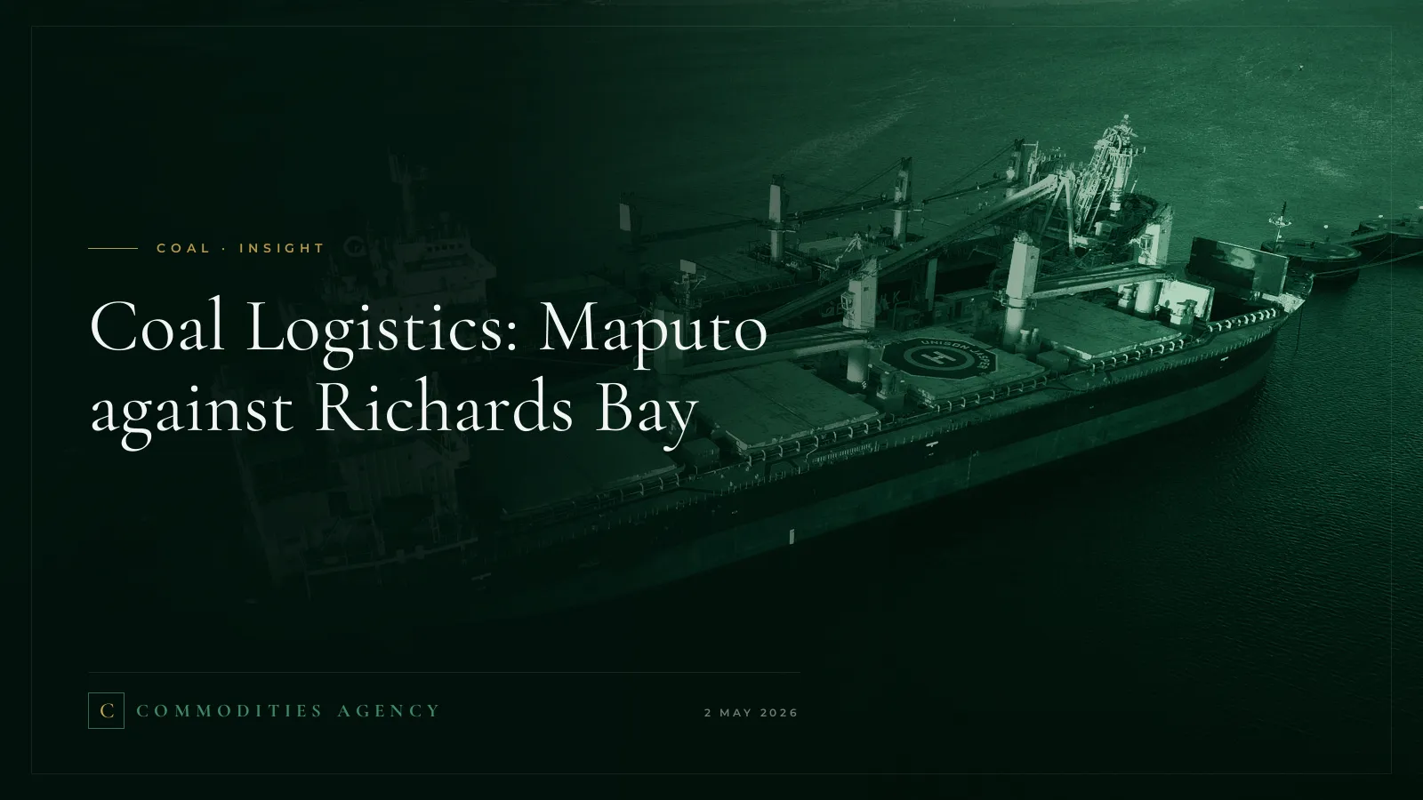 Coal Logistics: Maputo against Richards Bay